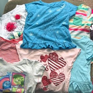 Bundle of 7 size 3t shirts.